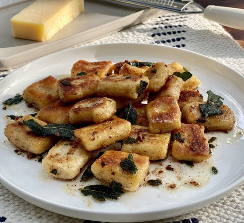 Homemade Gnocchi In Brown Butter Sage Sauce