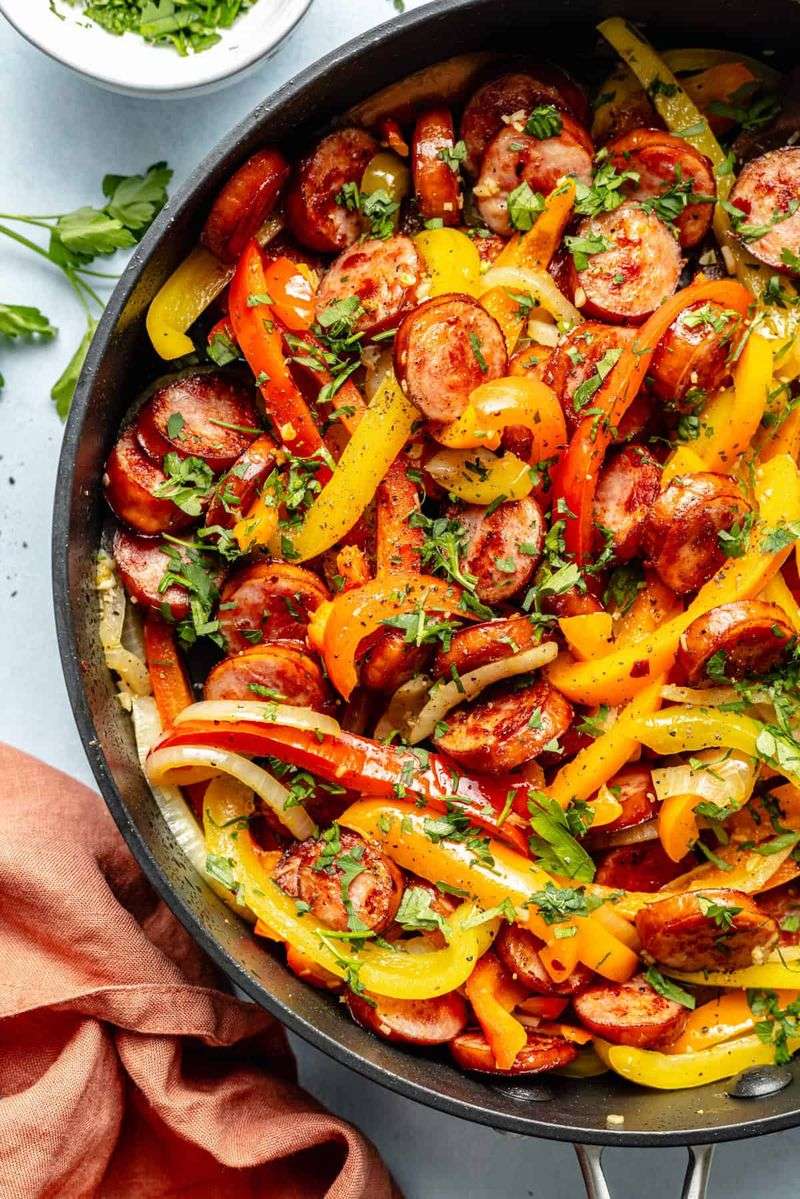 Sizzling Sausage Skillet
