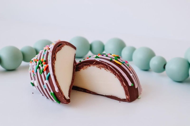 Chocolate-Covered Marshmallow Eggs