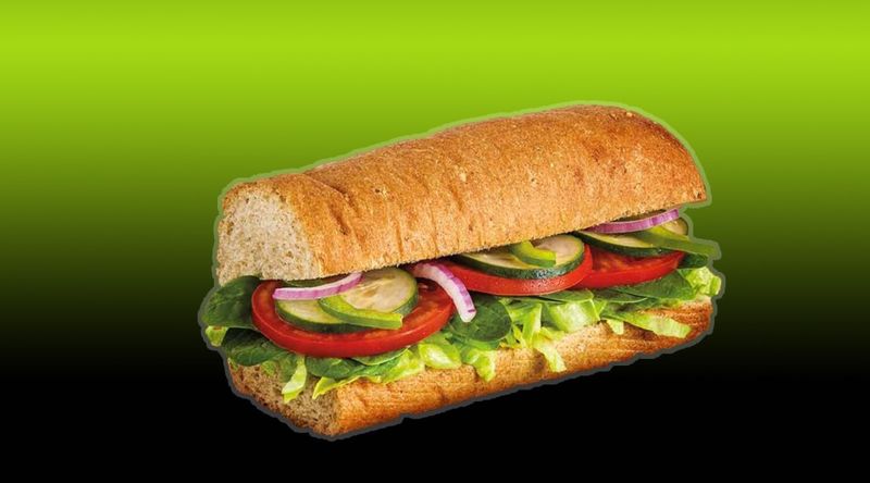 Subway's Footlong Veggie Delite