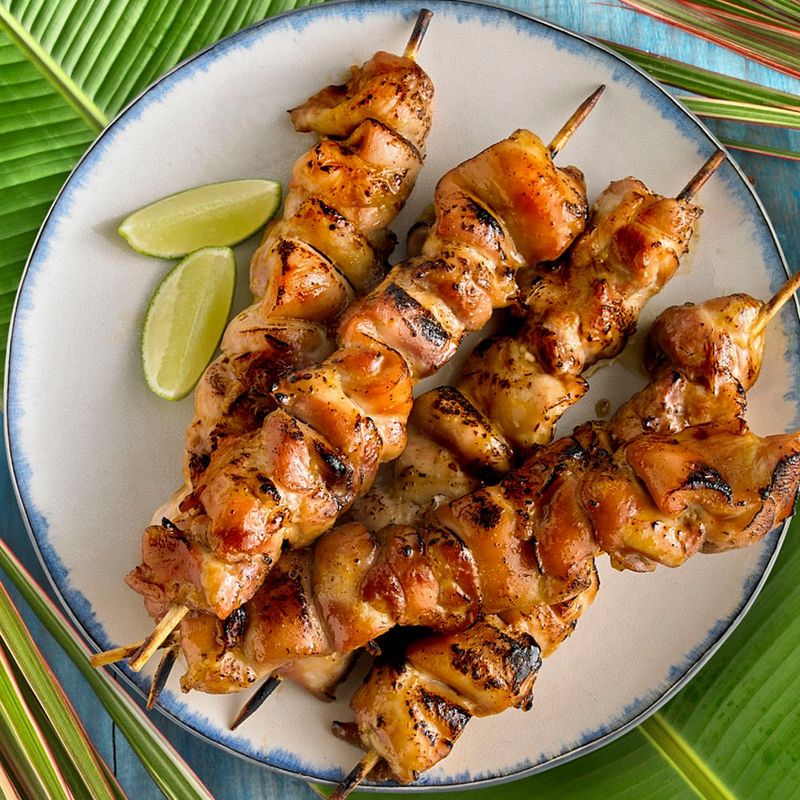 Tropical Chicken Skewers
