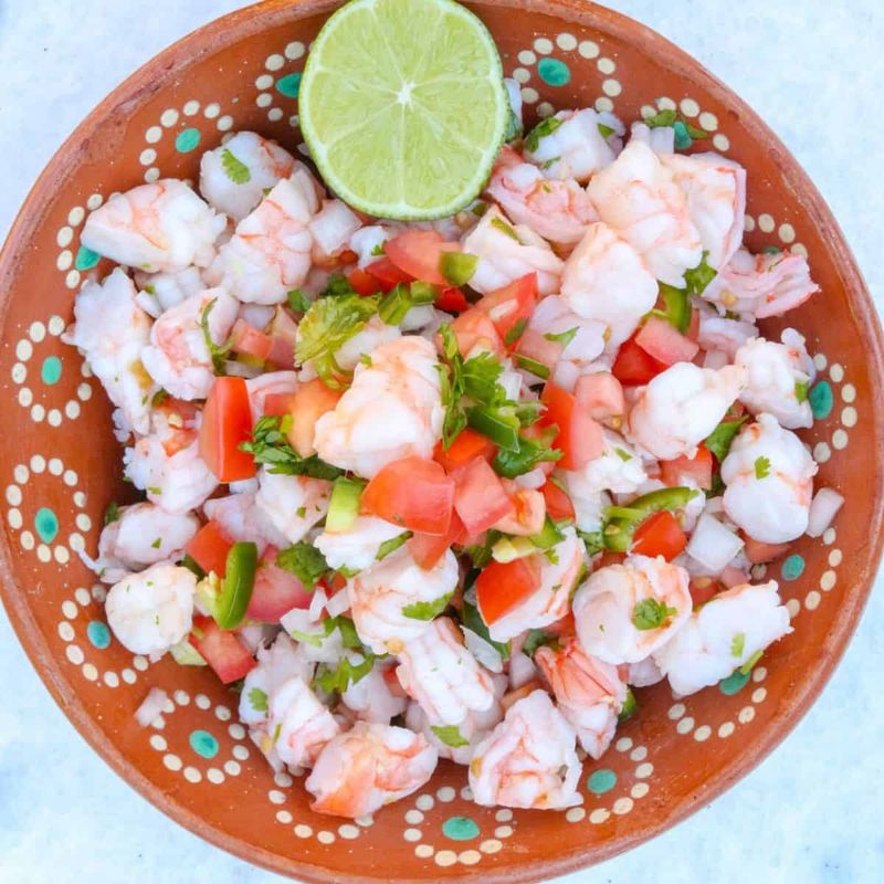 Refreshing Ceviche De Camarón
