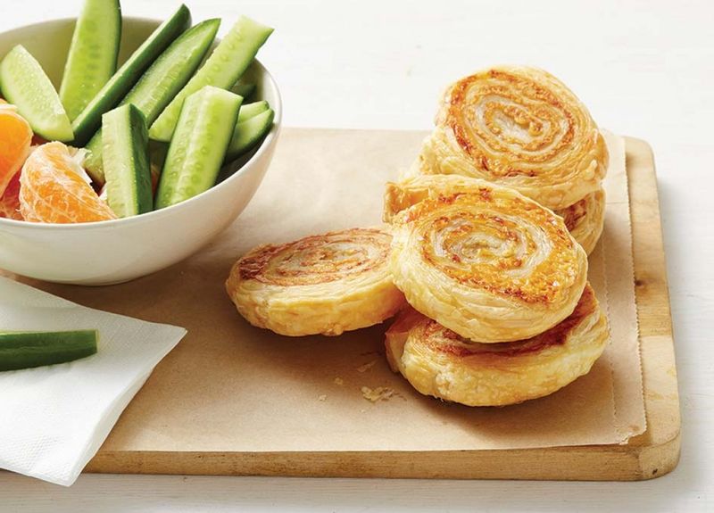 Curried Chickpea Pinwheels