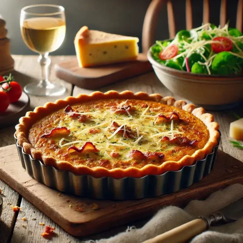 Quiche Lorraine: Breakfast Or Dinner? Oui!