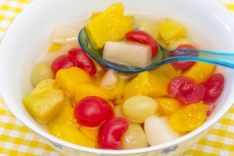 Canned Fruit Cocktail In Heavy Syrup