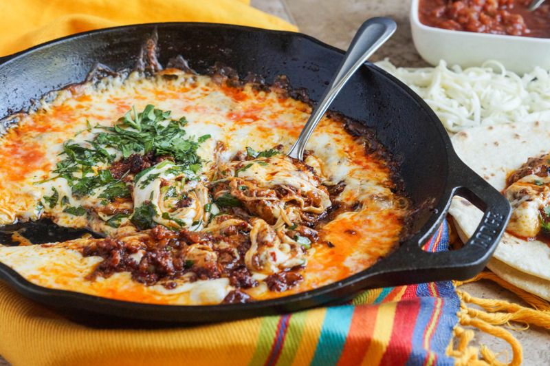 Queso Fundido With Chorizo