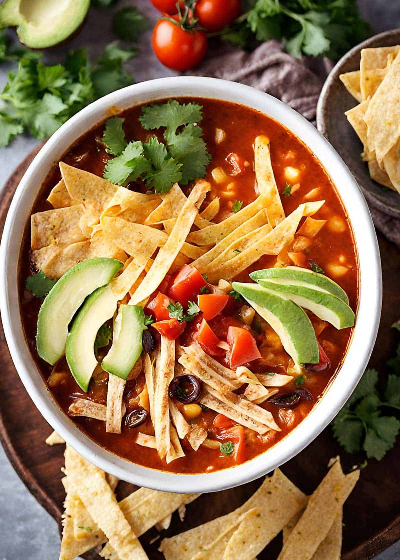 Hearty Chicken Tortilla Soup