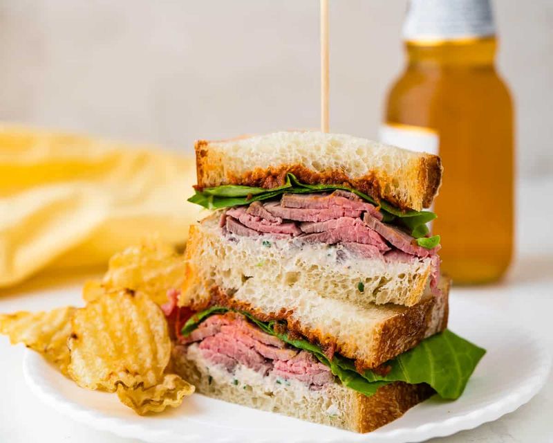 Roast Beef and Horseradish Sandwich
