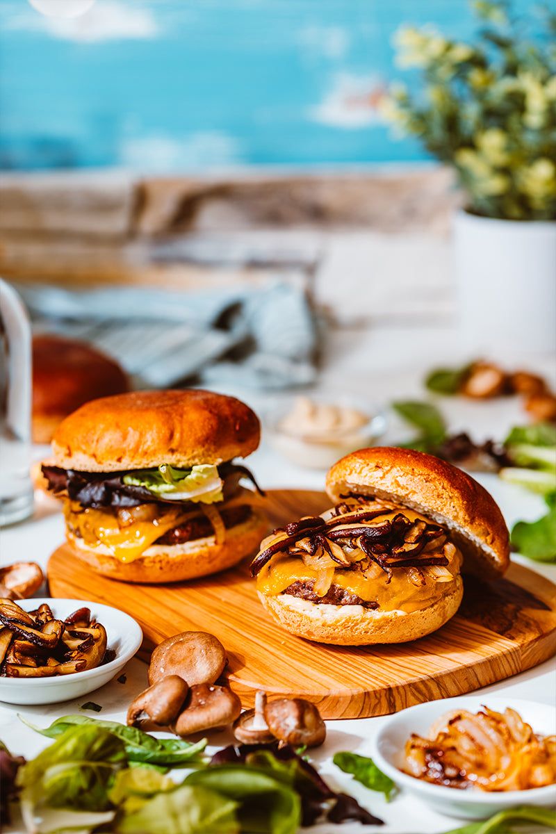 Grilled Mushrooms And Truffle Aioli