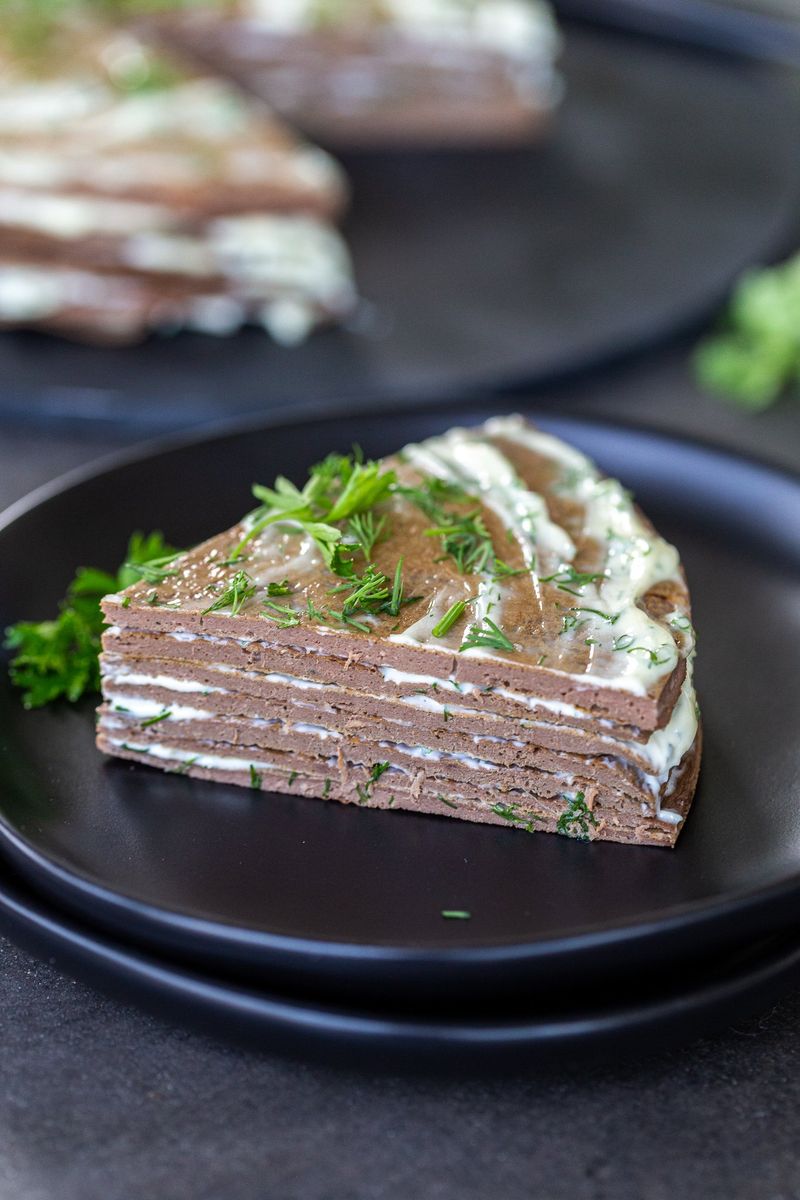 Liver Pâté Frosted Cake
