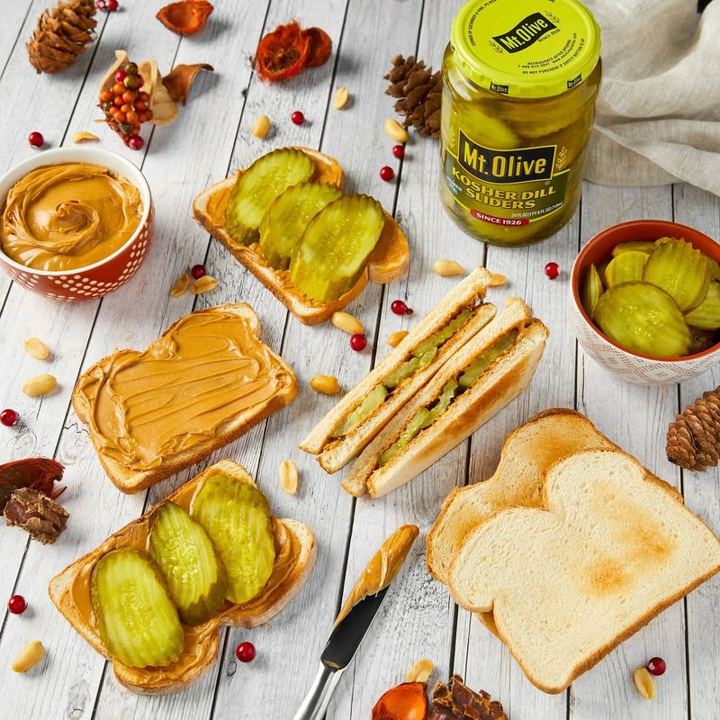 Peanut Butter And Pickle Sandwich