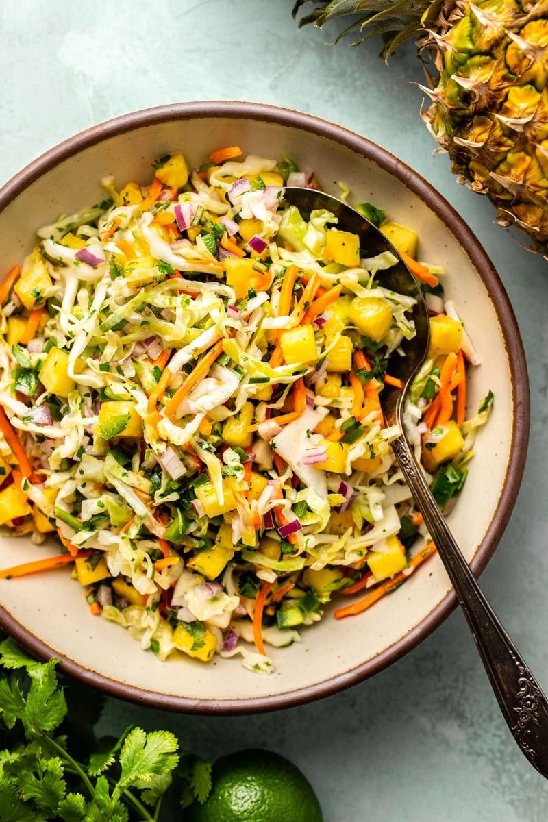 Pineapple Coleslaw