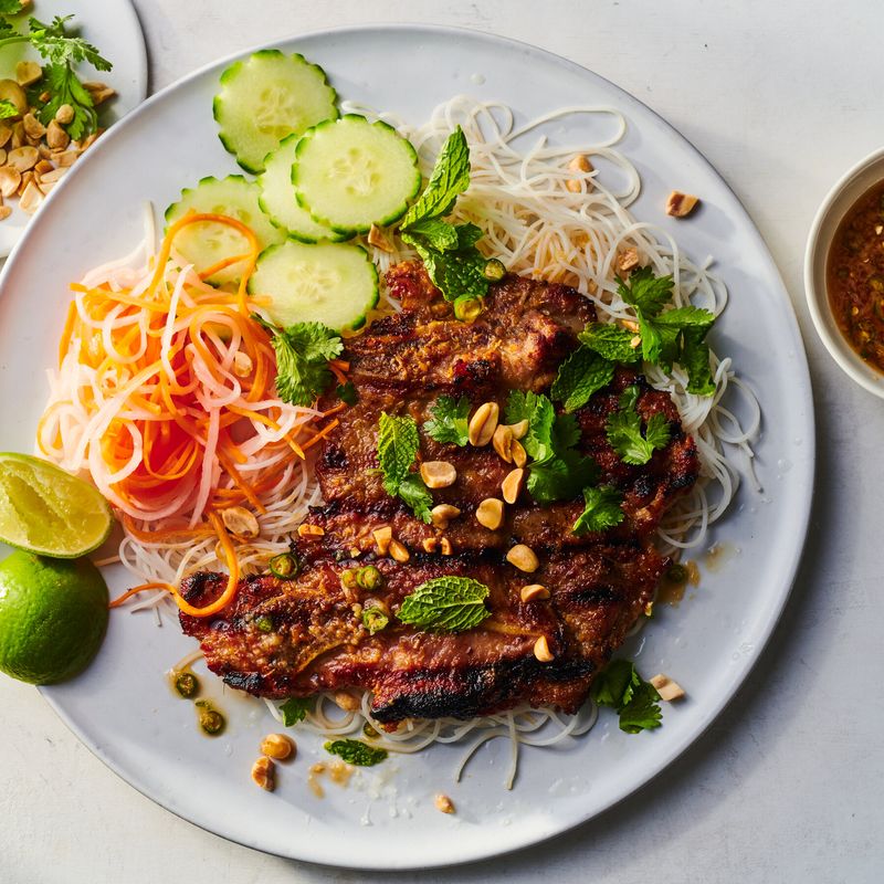 Lemongrass Grilled Pork Chops