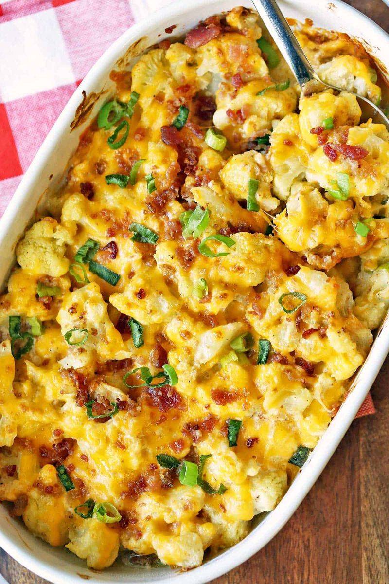 Cheesy Cauliflower Casserole