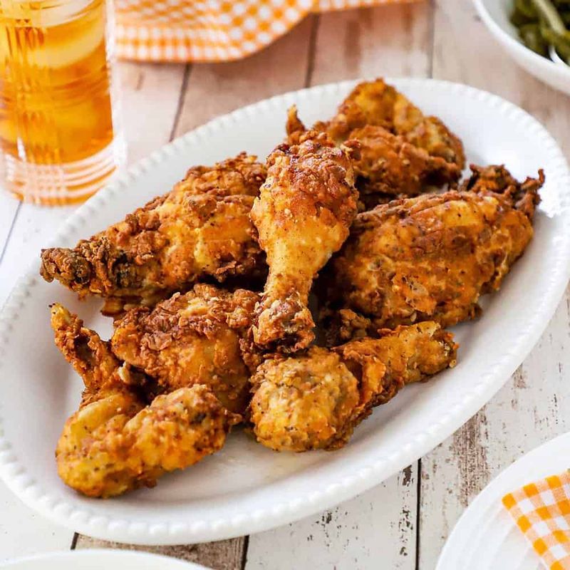Crispy Fried Giant Chicken