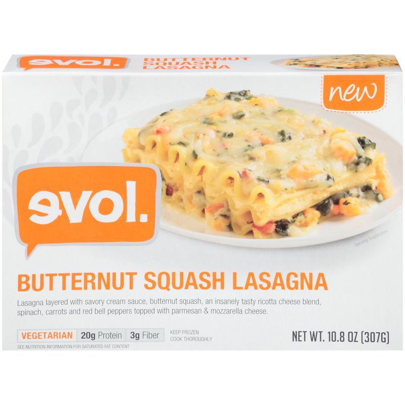 Evol Butternut Squash Lasagna