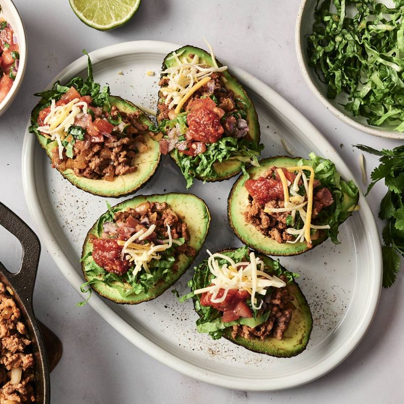 Taco-Stuffed Avocados