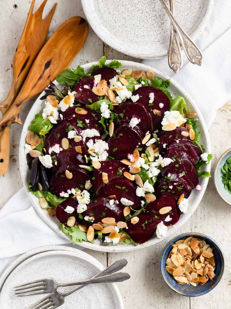Roasted Beet And Goat Cheese Salad