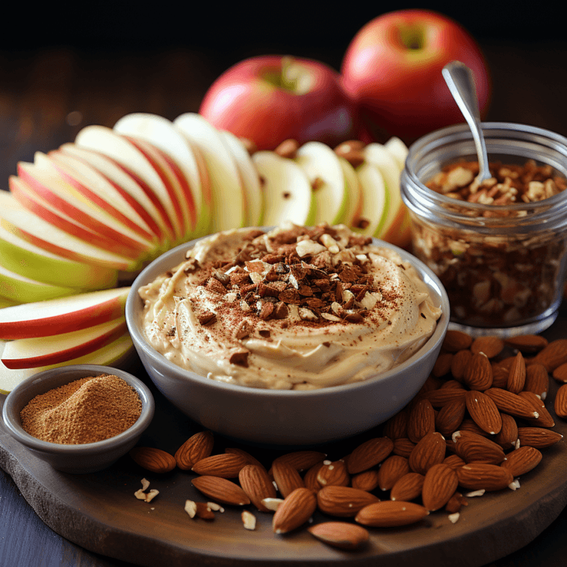 Apple Slices With Almond Butter