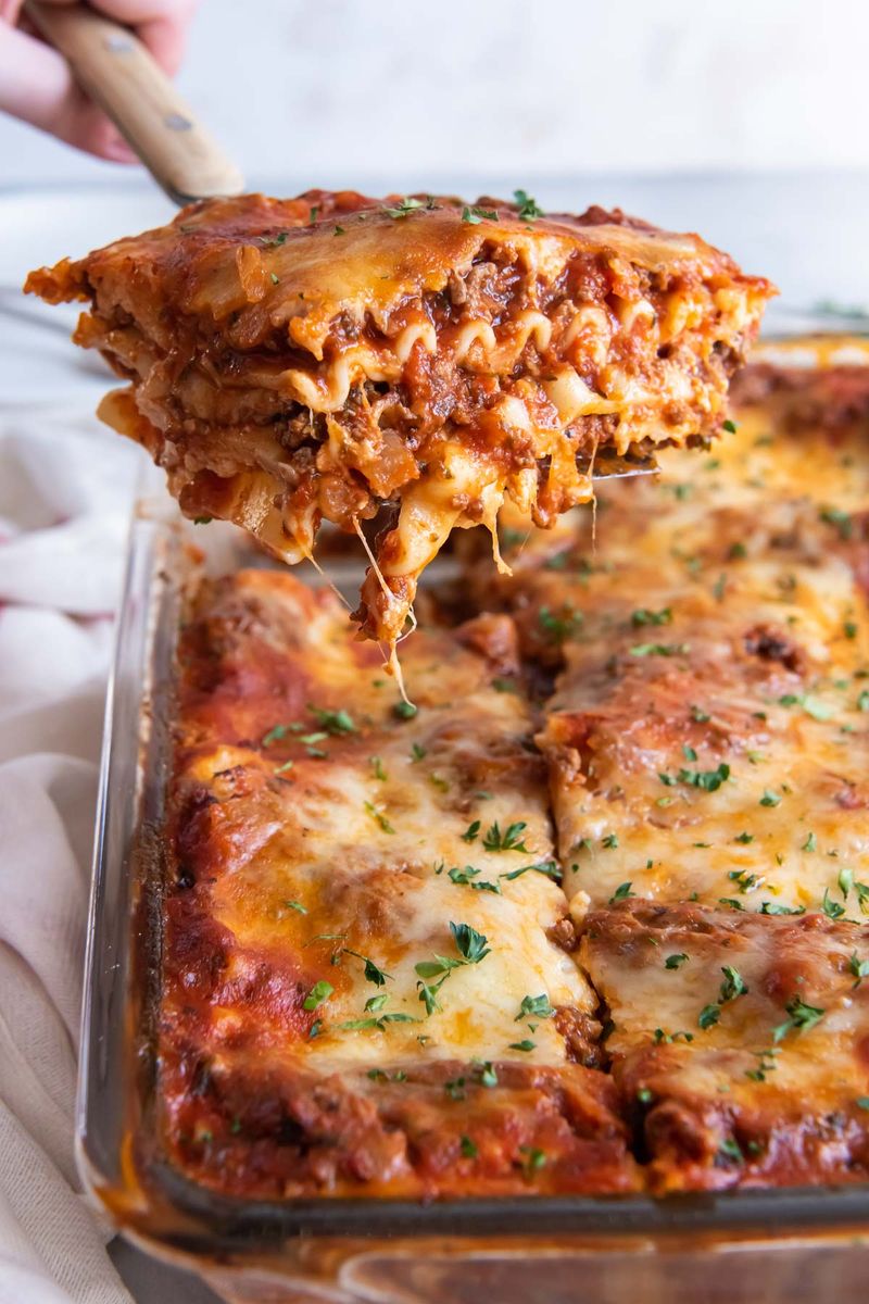 Homemade Lasagna Bolognese