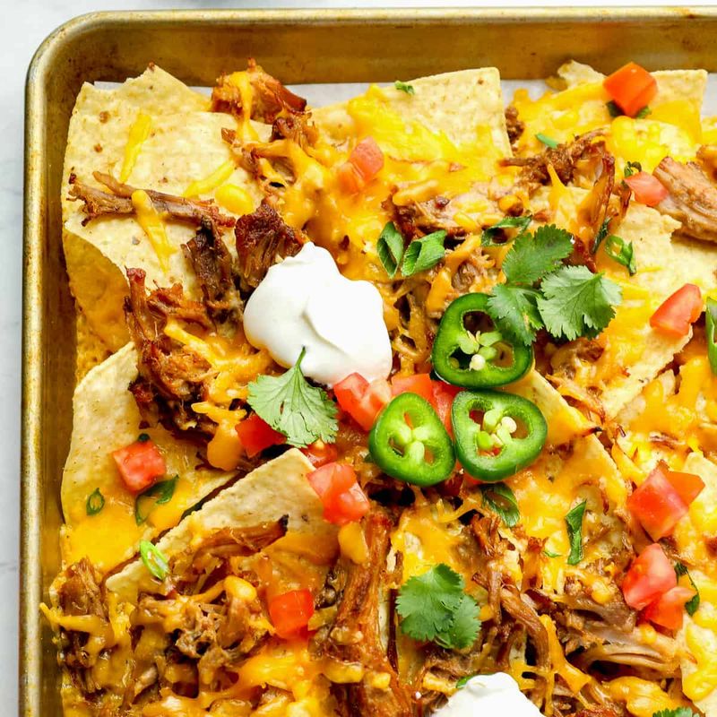 Slow-Cooker Carnitas Nachos