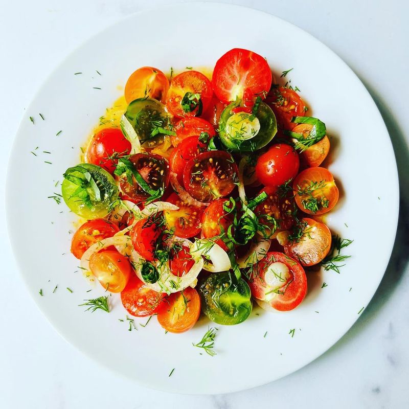 Tomato And Olive Salad