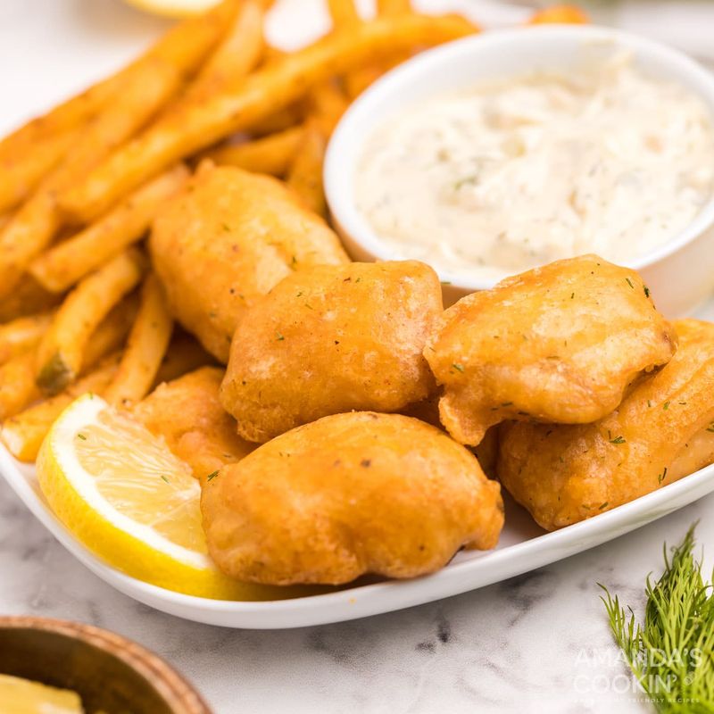 Beer-Battered Fish And Chips