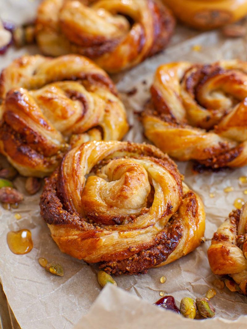 Crescent Baklava Bites