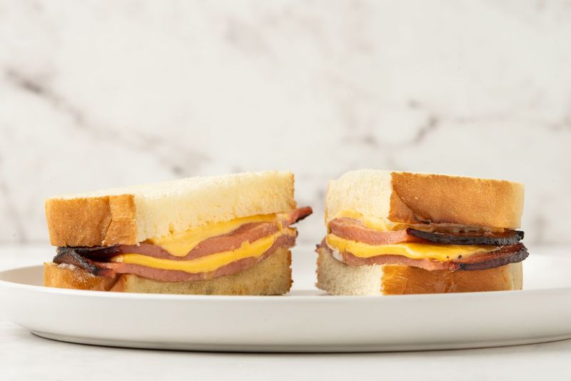 Fried Bologna Sandwich