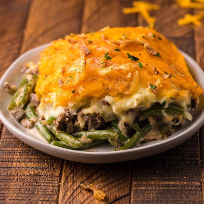 Green Bean Casserole With Ground Beef