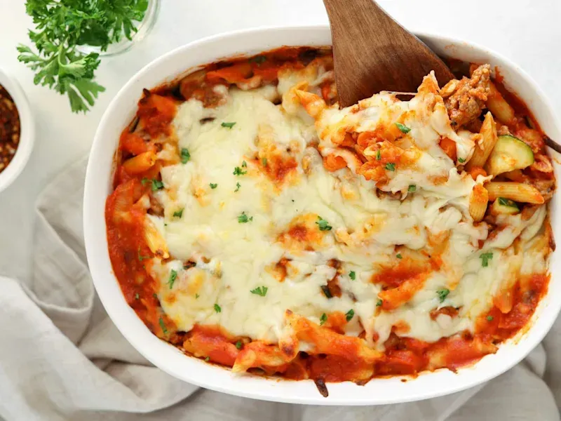Zesty Italian Sausage And Pepper Casserole