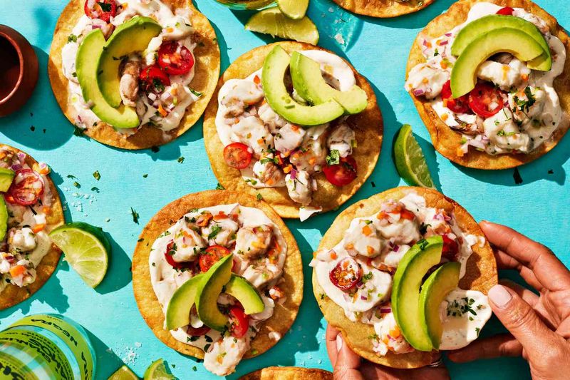 Fresh Ceviche Tostadas