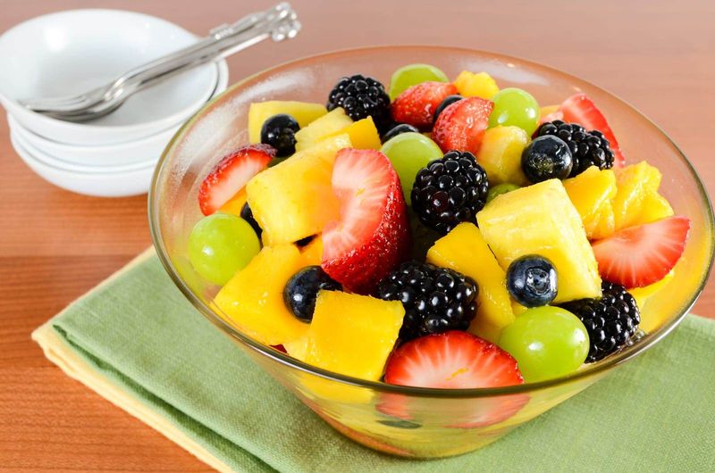 Fresh Fruit Salad With Citrus Dressing