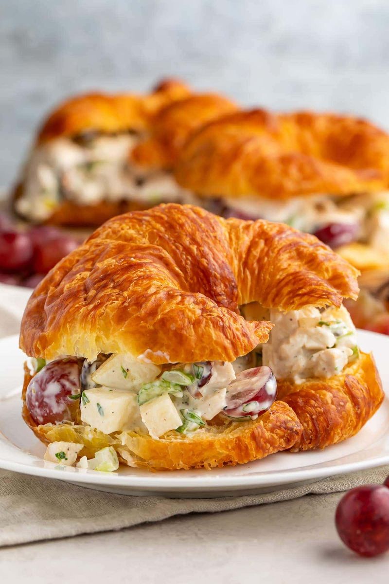 Chicken Salad With Grapes Sandwich