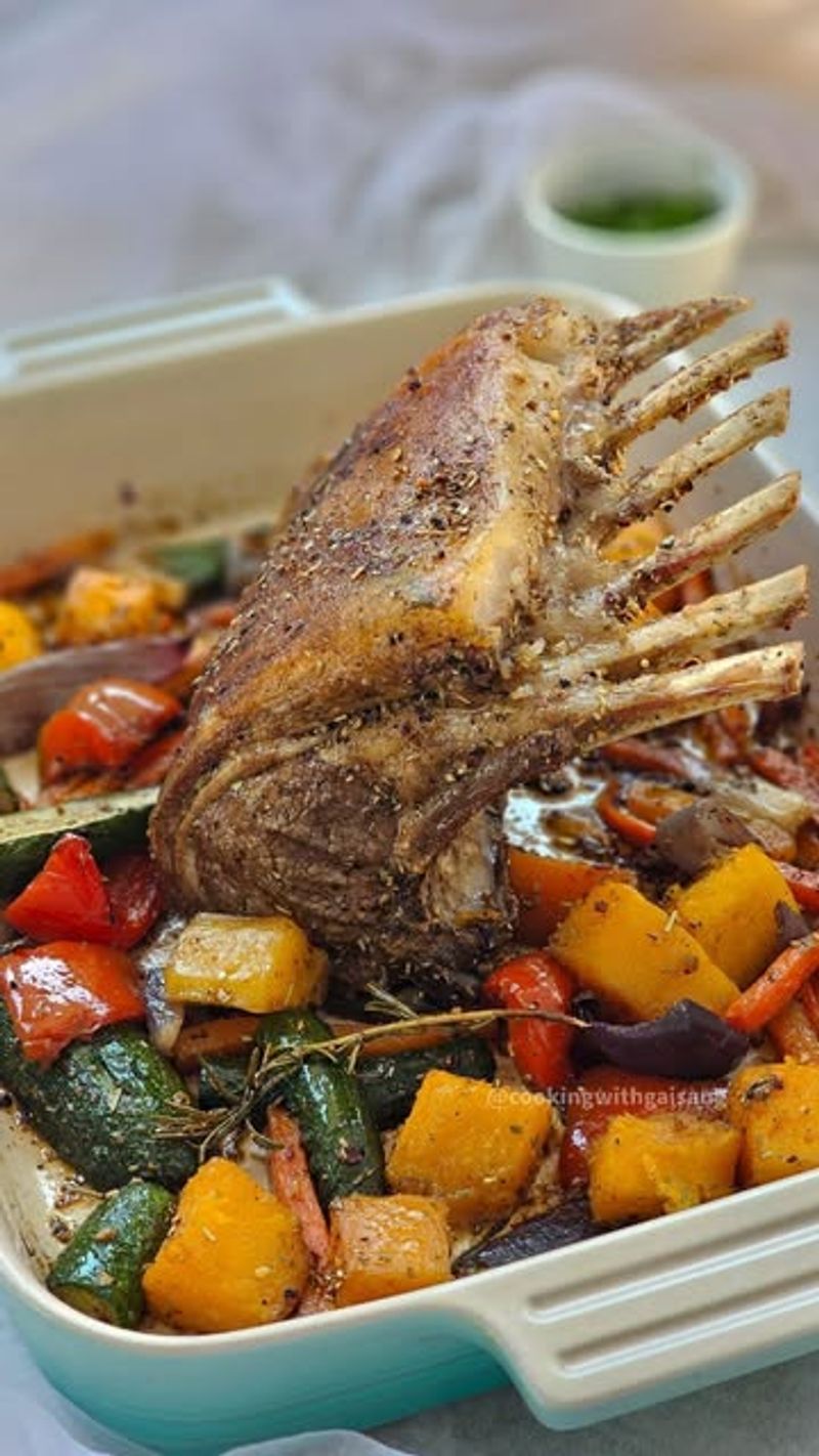 Roasting Rack Of Lamb