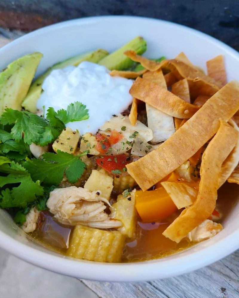 Taco Bell Chicken Fiesta Bowl Soup