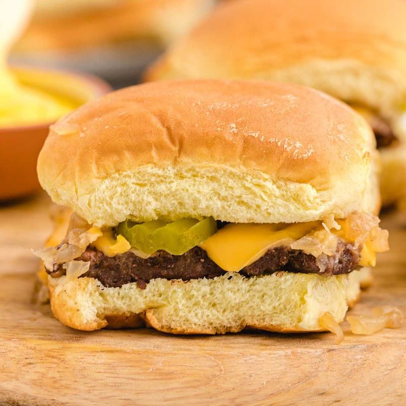 White Castle's Cheesesteak Slider
