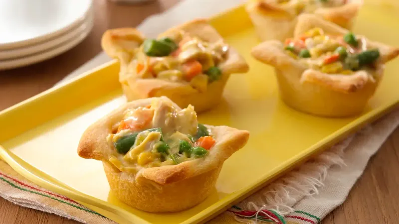 Chicken Pot Pie Bundles