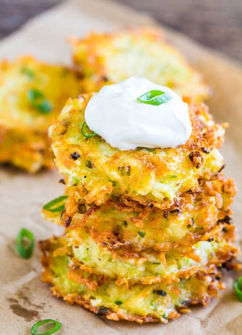 Mini Cheddar Potato Cakes