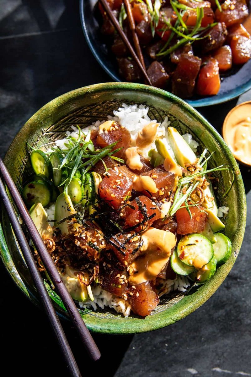Spicy Tuna Sushi Bowls