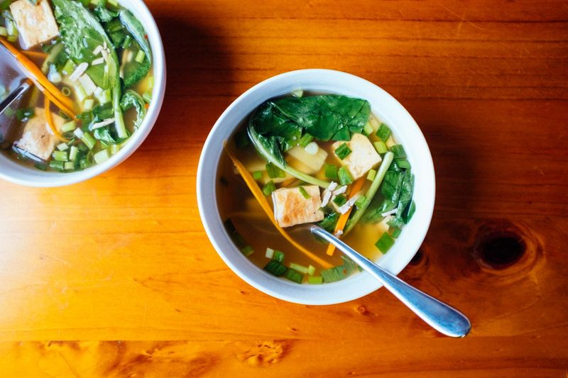 Kale Hot And Sour Soup