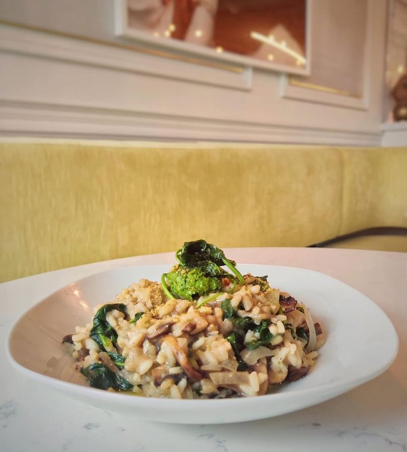 Kale And Mushroom Risotto