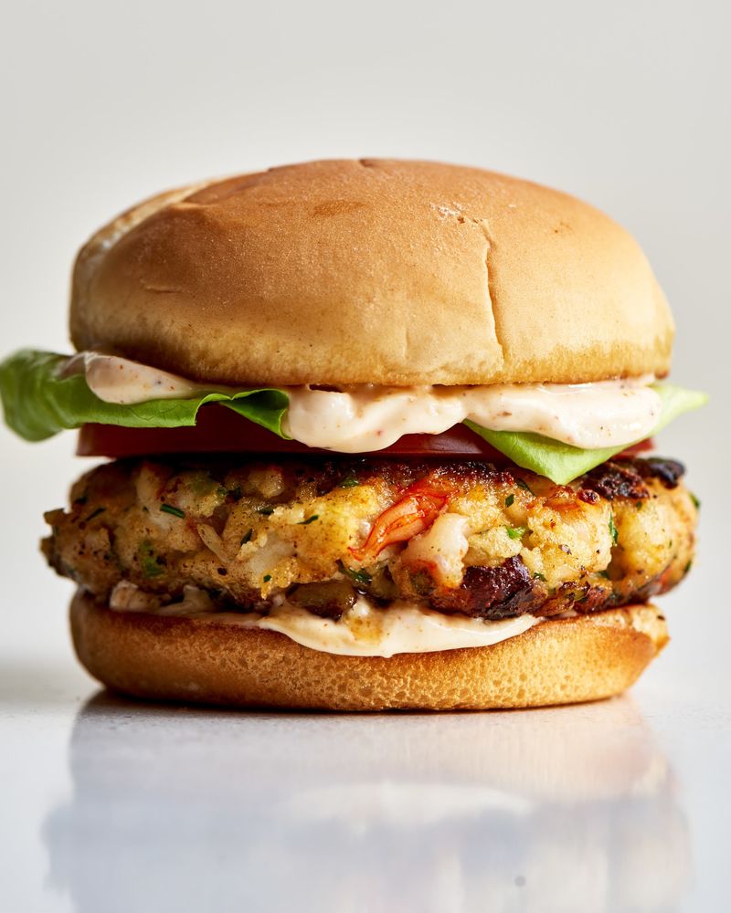 Louisiana – Cajun-Spiced Shrimp Burger