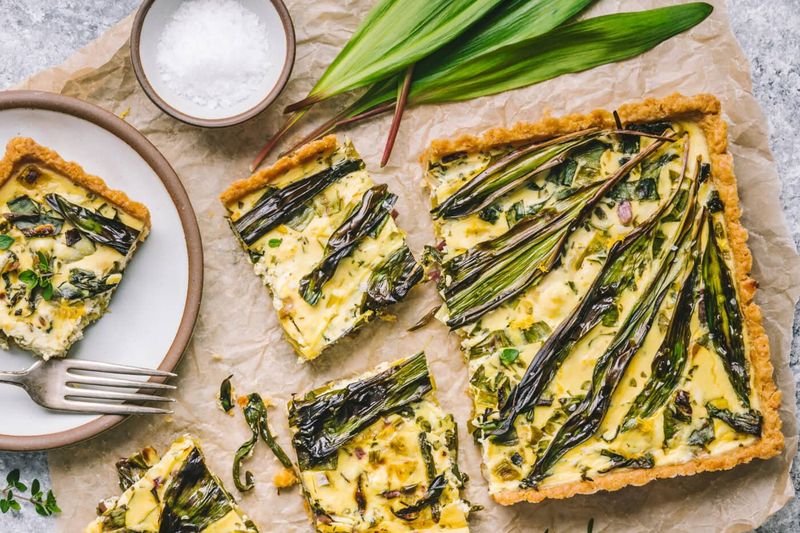 Leek And Goat Cheese Tart