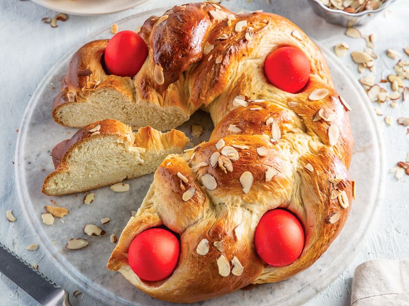 Tsoureki (Greek Easter Bread)