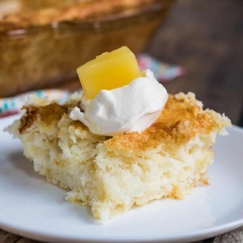 2-Ingredient Pineapple Angel Food Cake