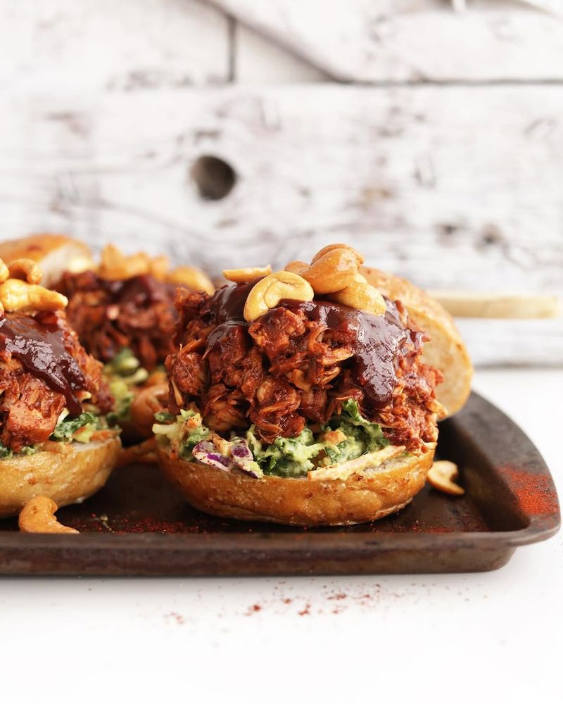 BBQ Jackfruit Sandwich