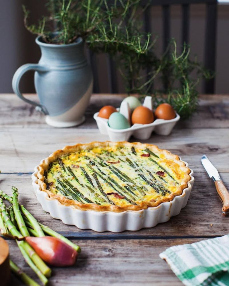 Asparagus Quiche
