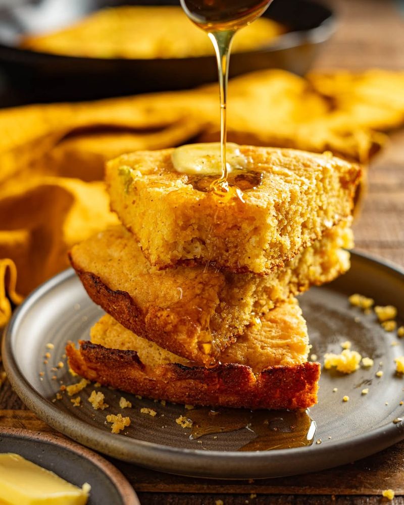Cornbread With Honey Butter