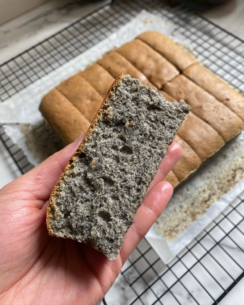 Black Sesame Keto Bread